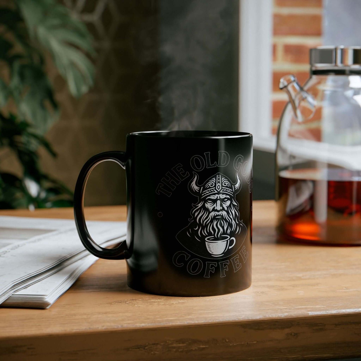 Black Mug | Norse Coffee Mug by The Old Gods Coffee